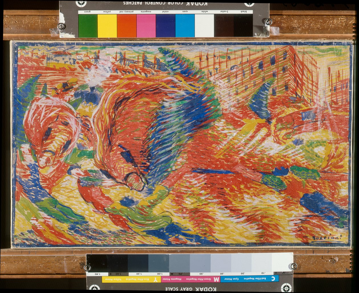 Staden reser sig av Umberto Boccioni