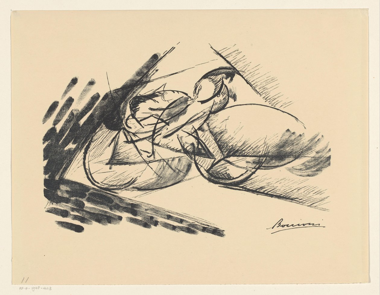Namnlös (hastighet) av Umberto Boccioni