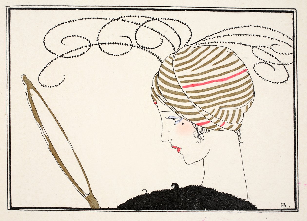Parisian Elegance (stenciltryck) av Umberto Brunelleschi