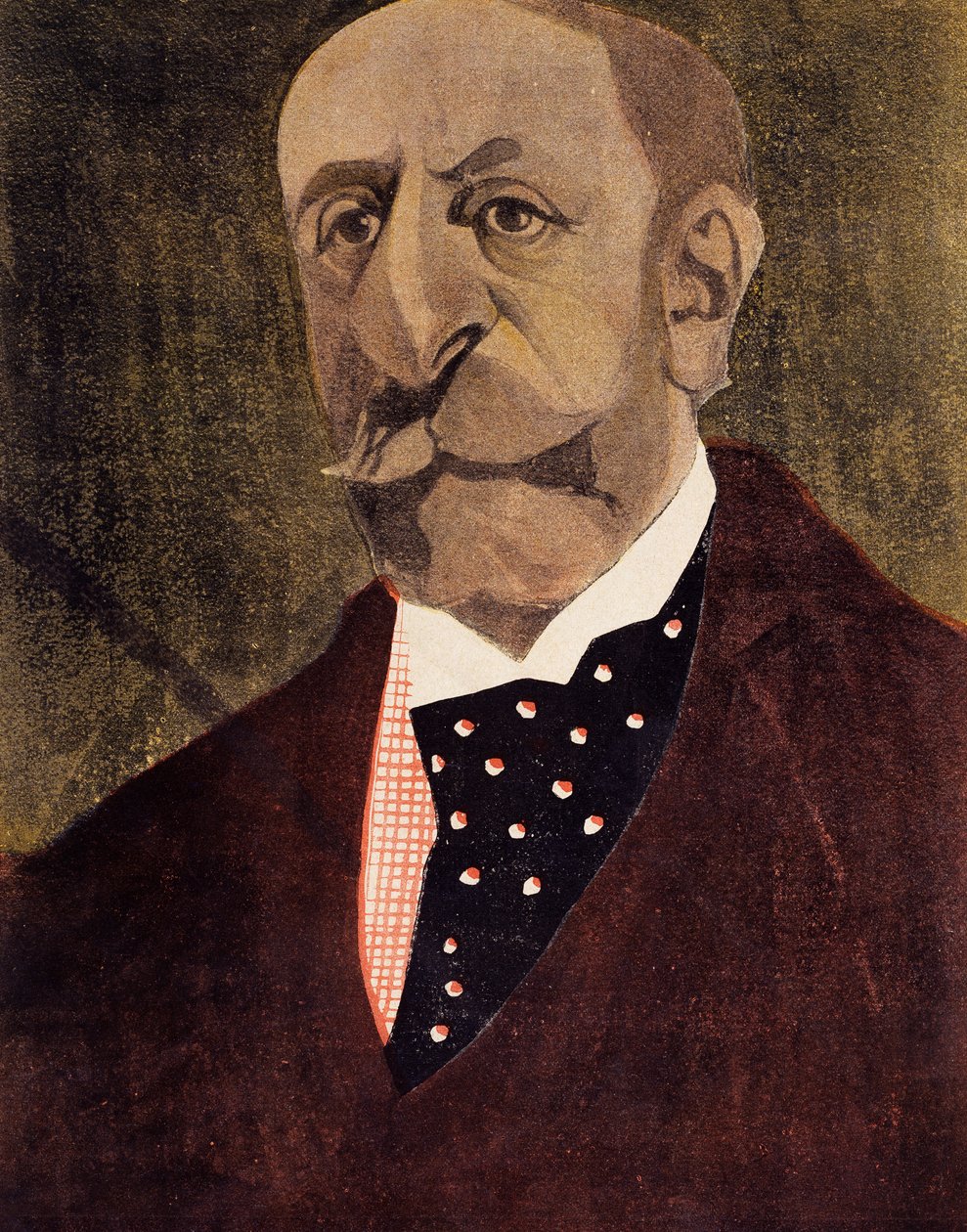 Porträtt av Charles Camille Saint-Saens, fransk kompositör, pianist och organist av Umberto Brunelleschi