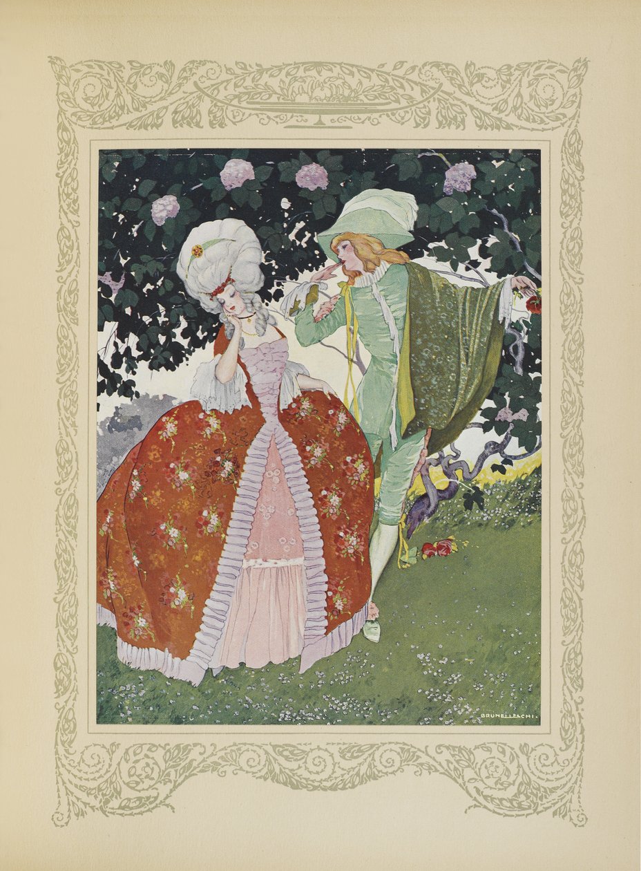Vad! En sida, ropade prinsessan, en sida har fräckheten att berätta för mig att han älskar mig!, illustration från 