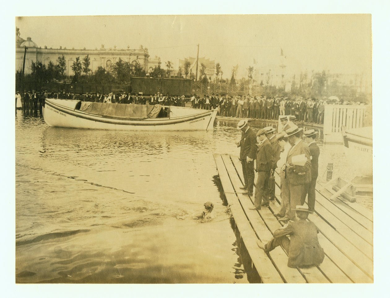1904 Olympics-Daniels of the New York Athletic Club vann 440-yard simma av Unbekannt Unbekannt