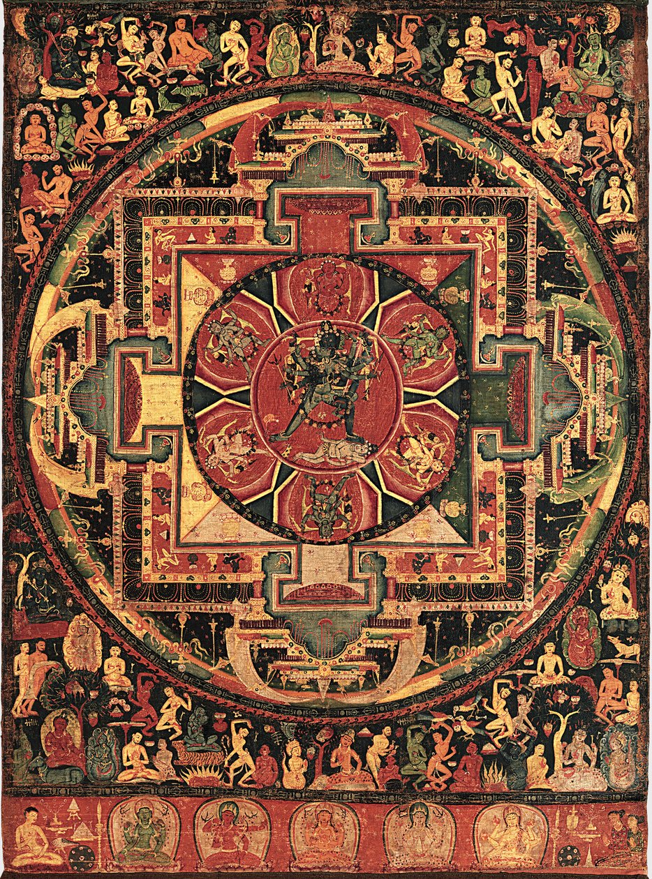Chakrasamvara Mandala av Unbekannt Unbekannt