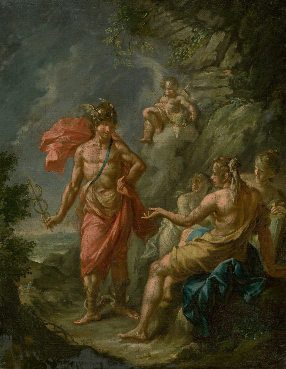 Hermes hos gudinnan av Unbekannt Unbekannt