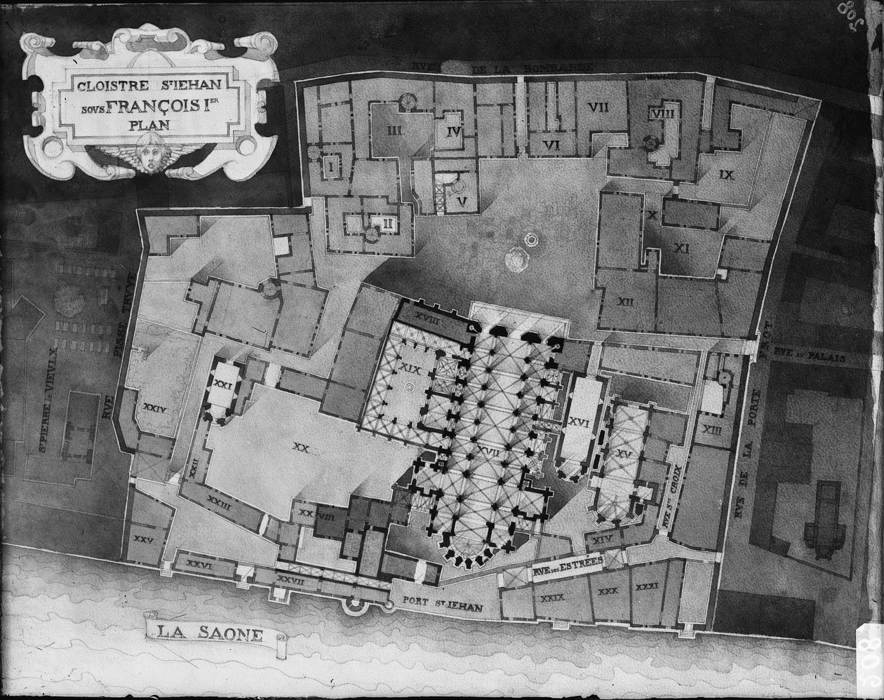 Illustrationer för historien om kyrkorna och kapellen i Lyon av Unbekannt Unbekannt