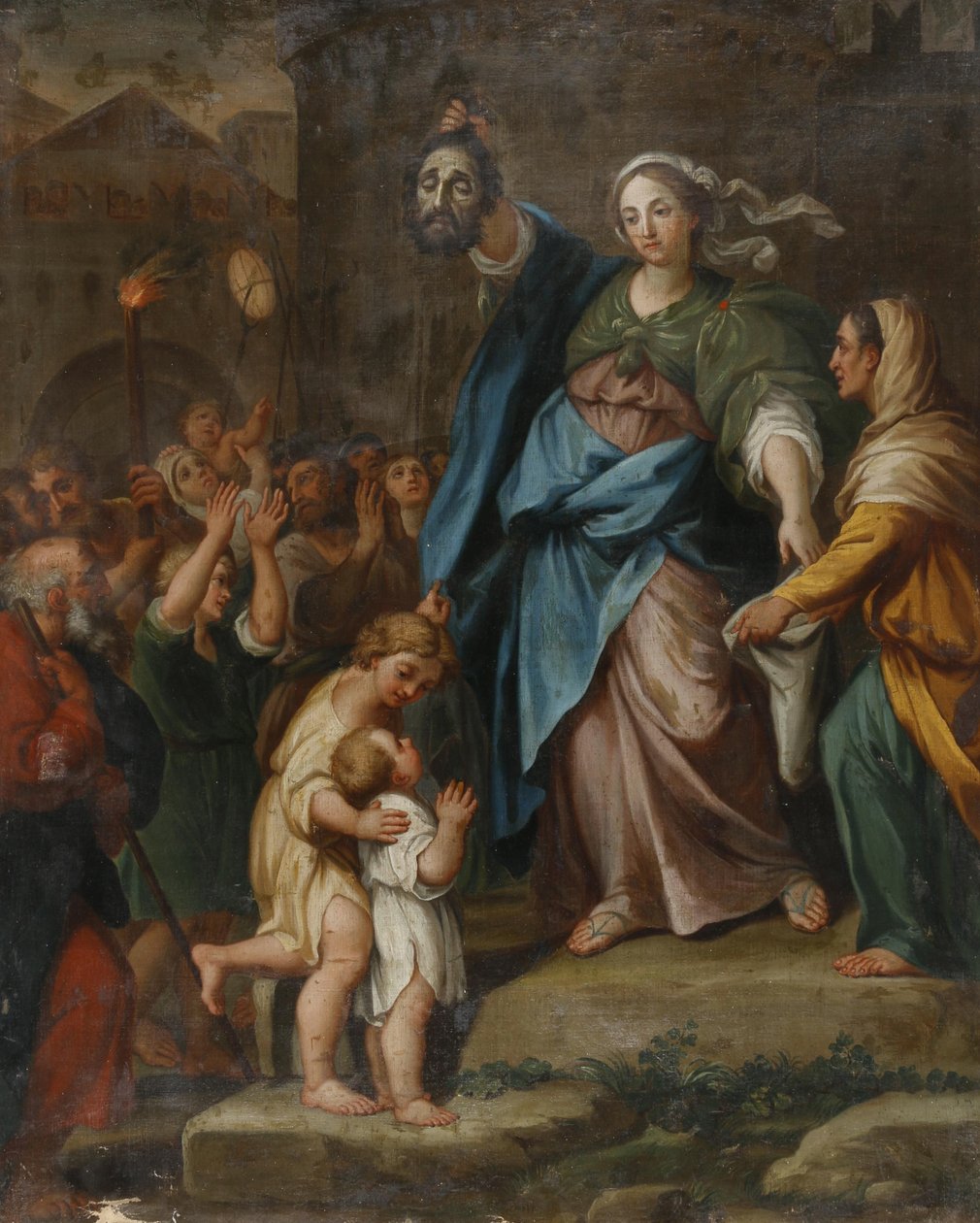 Judith presenterar chefen för Holofernes av Unbekannt Unbekannt