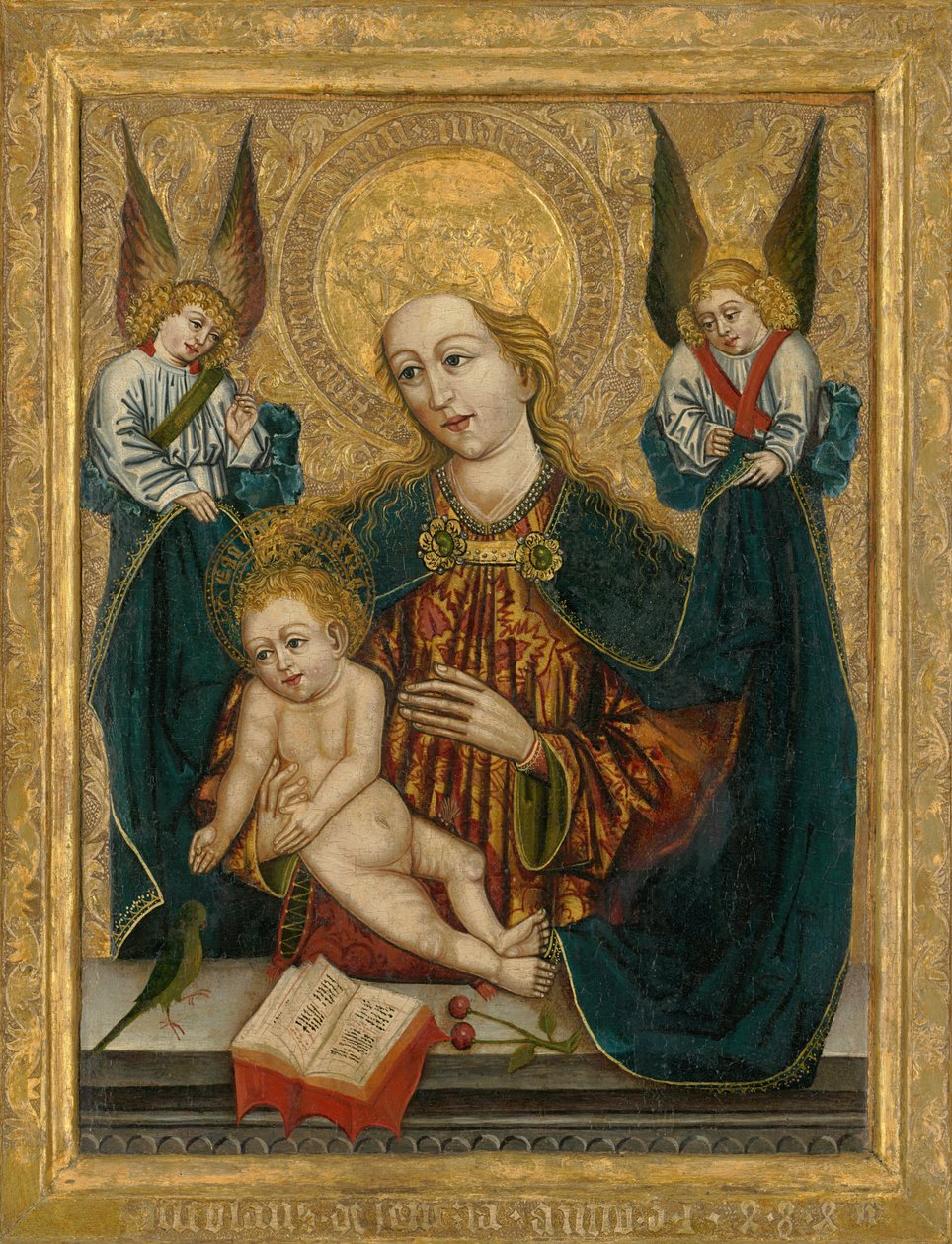 Madonna med änglar från Poprad av Unbekannt Unbekannt