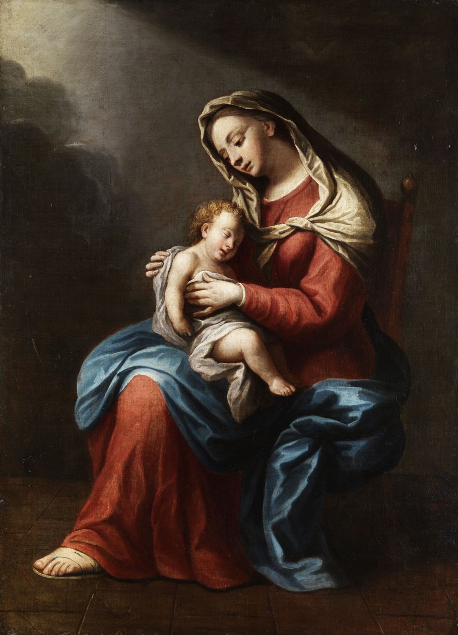 Madonna and Child av Unbekannt Unbekannt