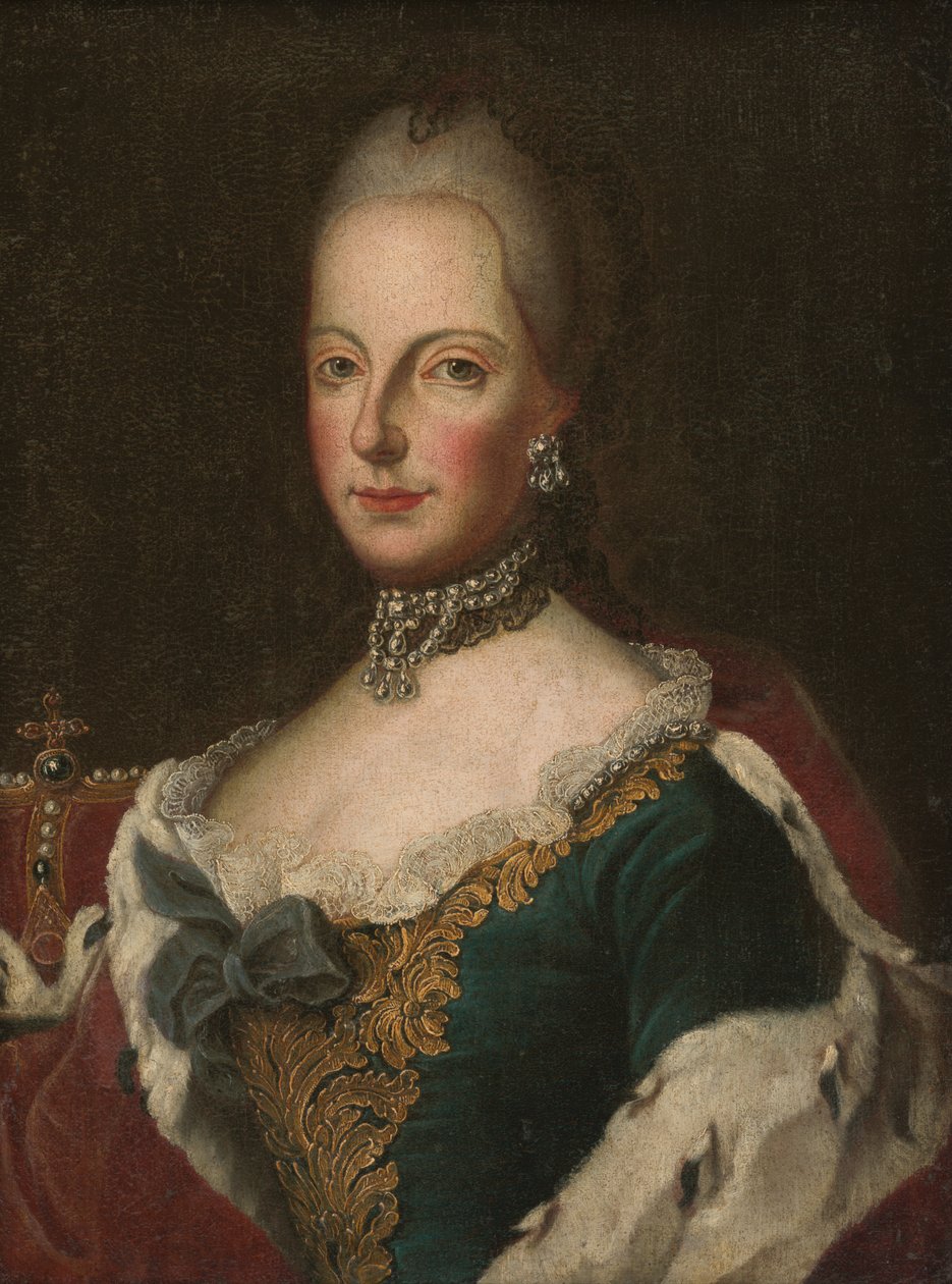 Porträtt av Maria Theresia av Unbekannt Unbekannt