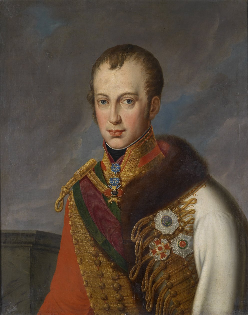 Portrait of Ferdinand I of Austria (1793-1875) av Unbekannt Unbekannt