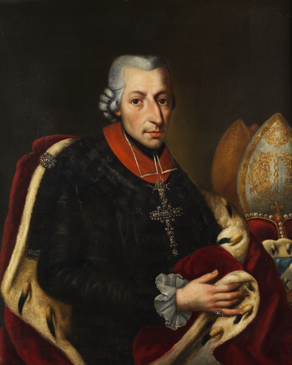 Porträtt av Franz Ludwig von Erthal, biskop av Bamberg och Würzburg av Unbekannt Unbekannt