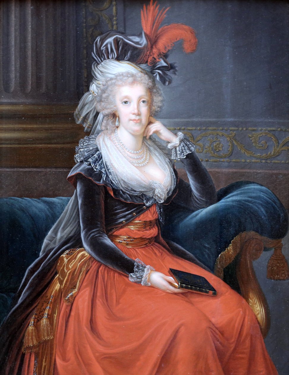Porträtt av Maria Carolina av Österrike (1752-1814), Neapels drottninggemål av Unbekannt Unbekannt