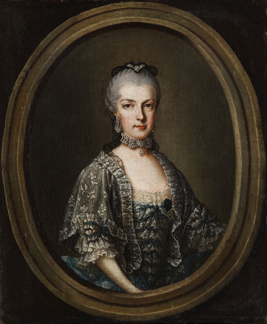 Portrait of Maria Christina, Duchess of Teschen (1742-1798) av Unbekannt Unbekannt