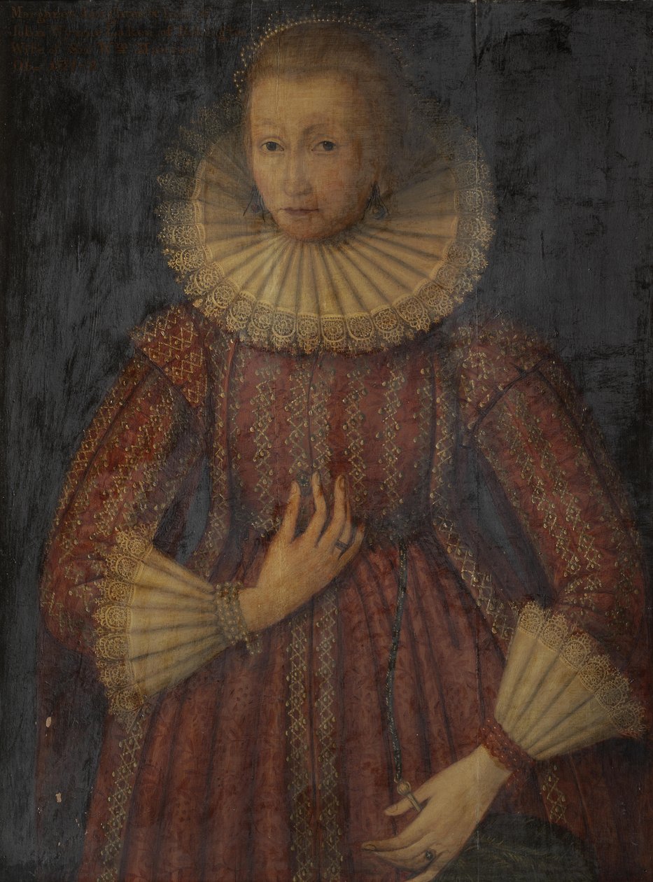 Porträtt av en kvinna Margaret Laken, senare Lady Maurice av Unbekannt Unbekannt