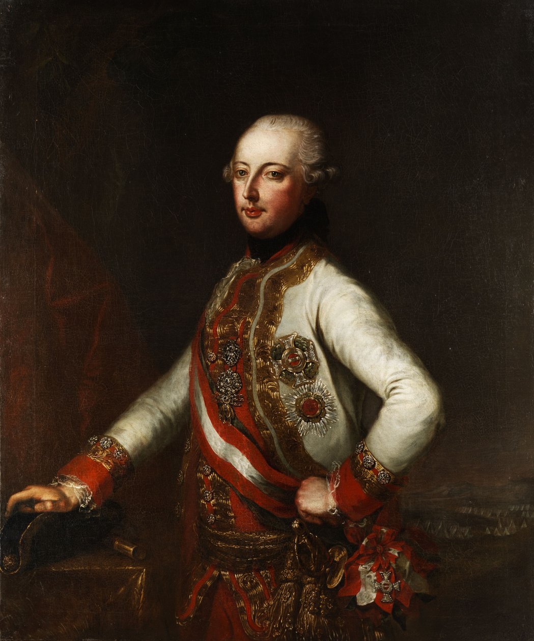 Portrait, wohl Joseph II., römisch-deutscher Kaiser av Unbekannt Unbekannt