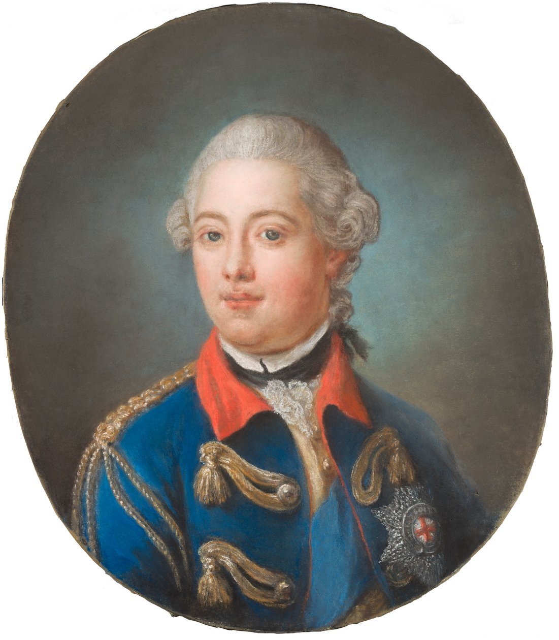 Portret van prins Willem V av Unbekannt Unbekannt