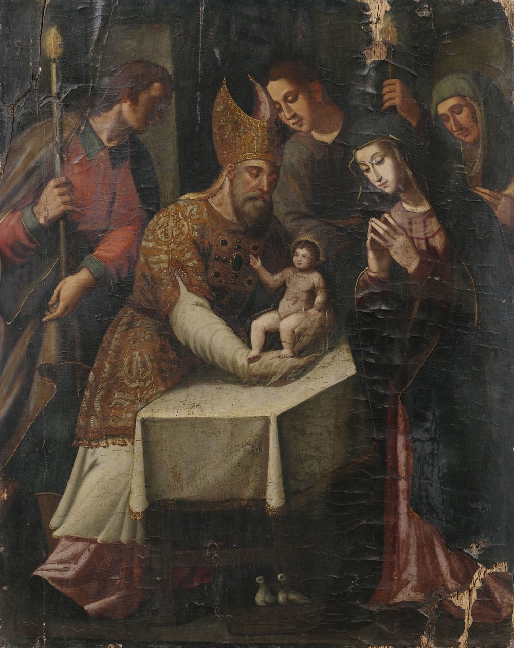 Presentation av Jesus i templet av Unbekannt Unbekannt