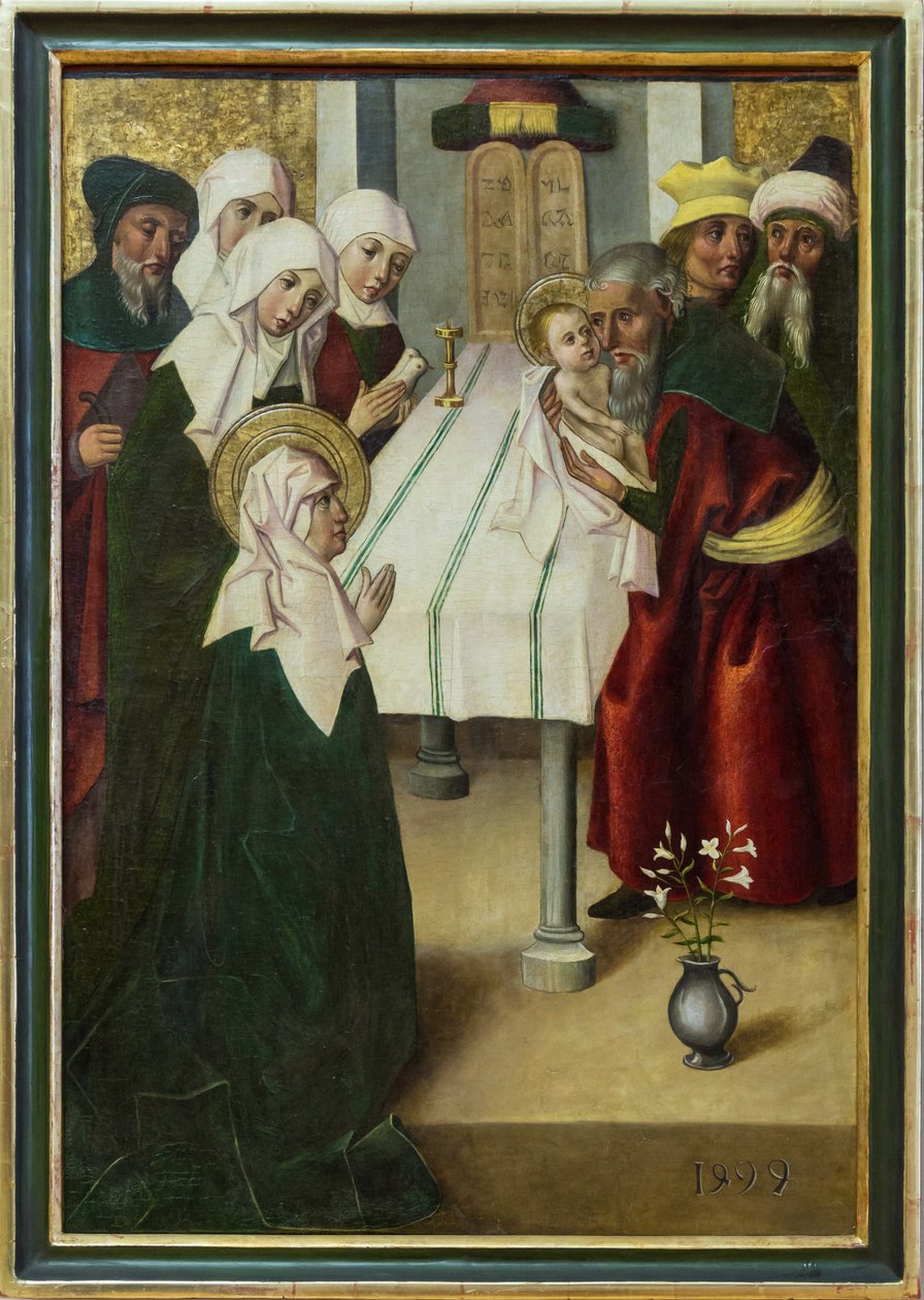 Presentation av Jesus i templet av Unbekannt Unbekannt