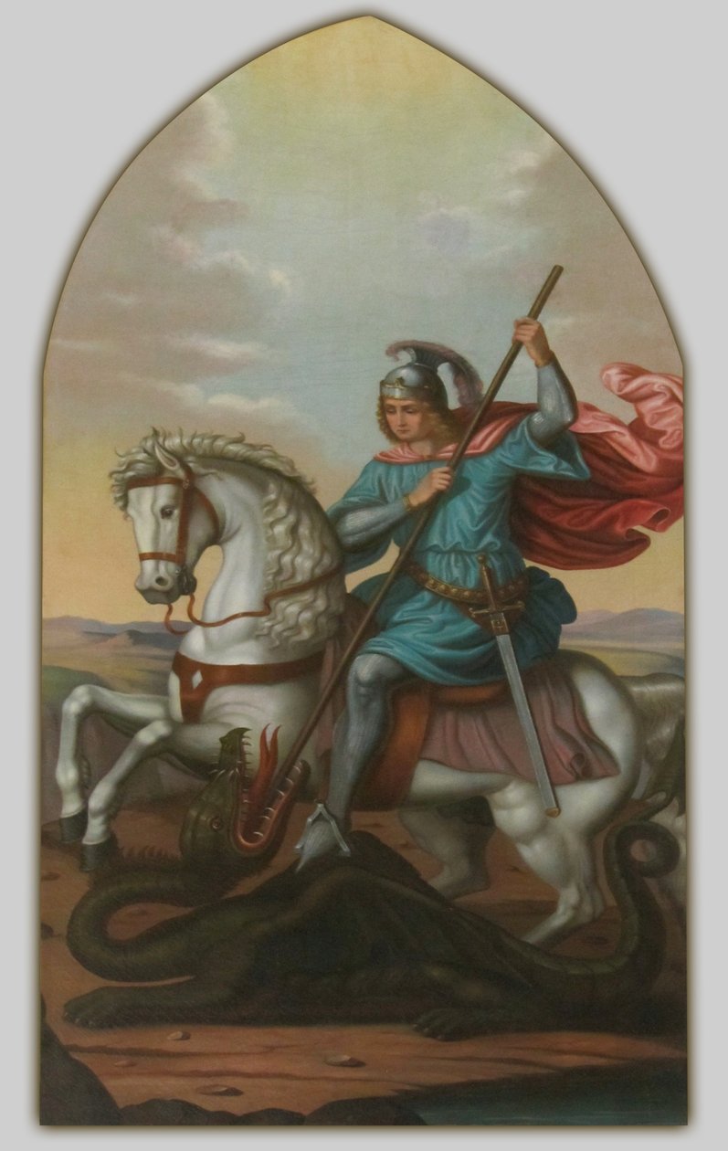 Saint George and the Dragon av Unbekannt Unbekannt