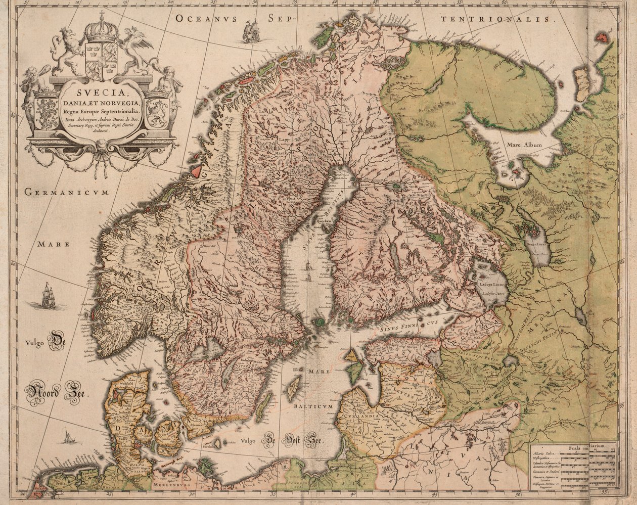 Svecia Danmark et norvegia av Unbekannt Unbekannt