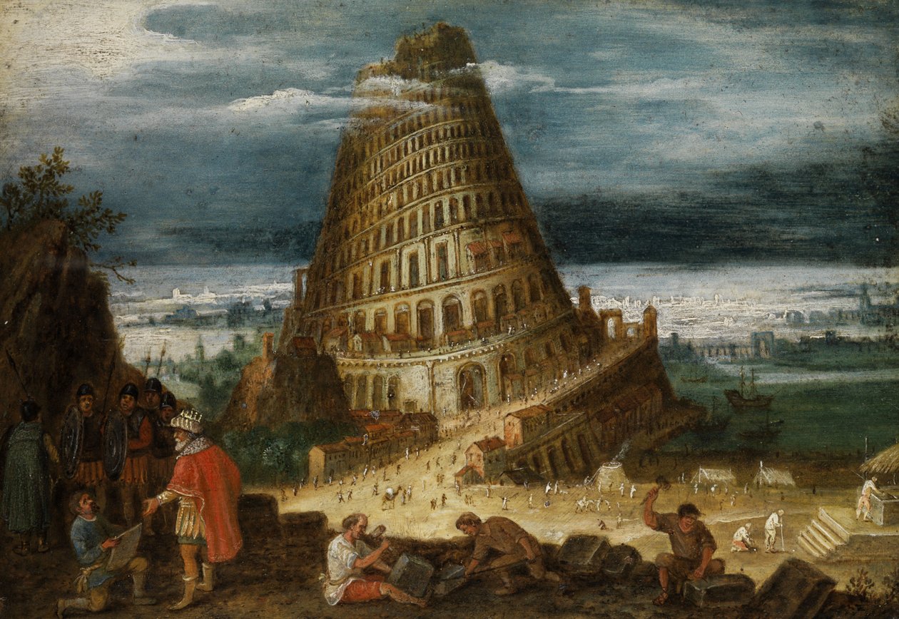 The Tower of Babel av Unbekannt Unbekannt