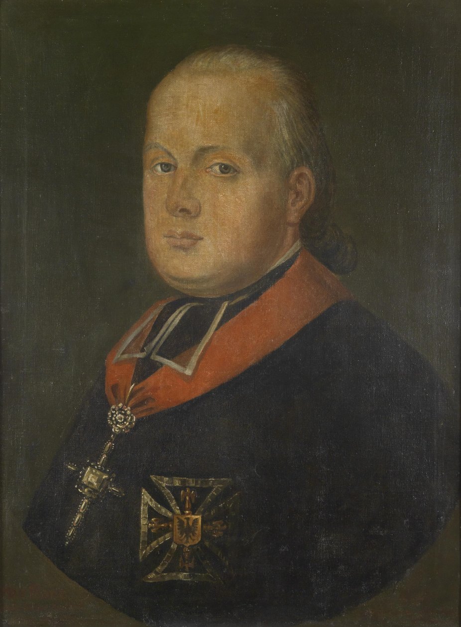 Ärkehertig Maximilian Franz av Österrike, porträtt som kurfurstbiskop i Köln och hög och tysk mästare av Unbekannt Unbekannt