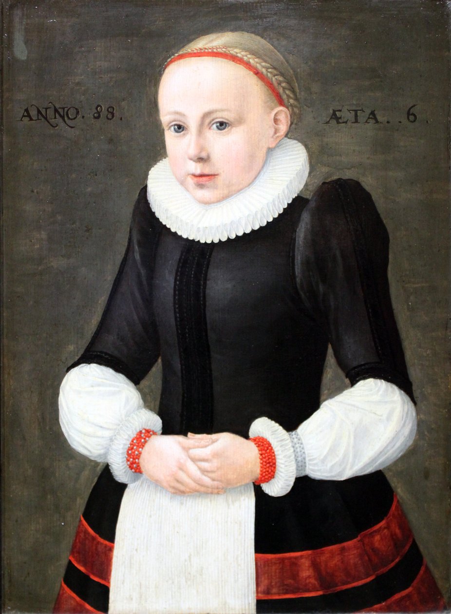 Portrait of Susanna Völker av Unbekannt Unbekannt