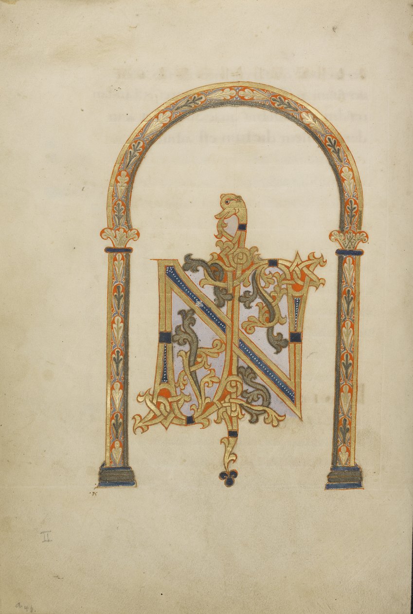  Decorated Monogram av Unbekannt Unbekannt