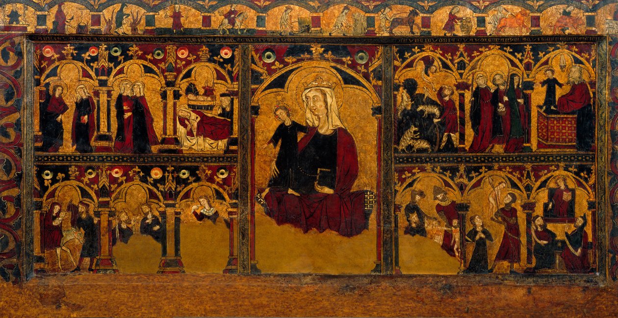 Altarfrontal av Jesus barndom av Unbekannt Unbekannt