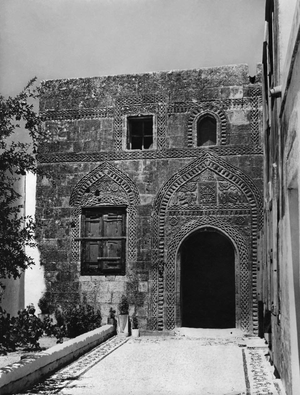 Ett gammalt hus i Lindos, Rhodos av Unbekannt Unbekannt