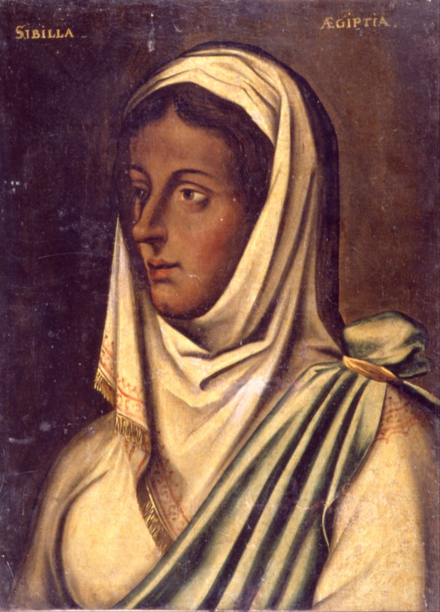 Brittisk - egyptisk sibyl av Unbekannt Unbekannt