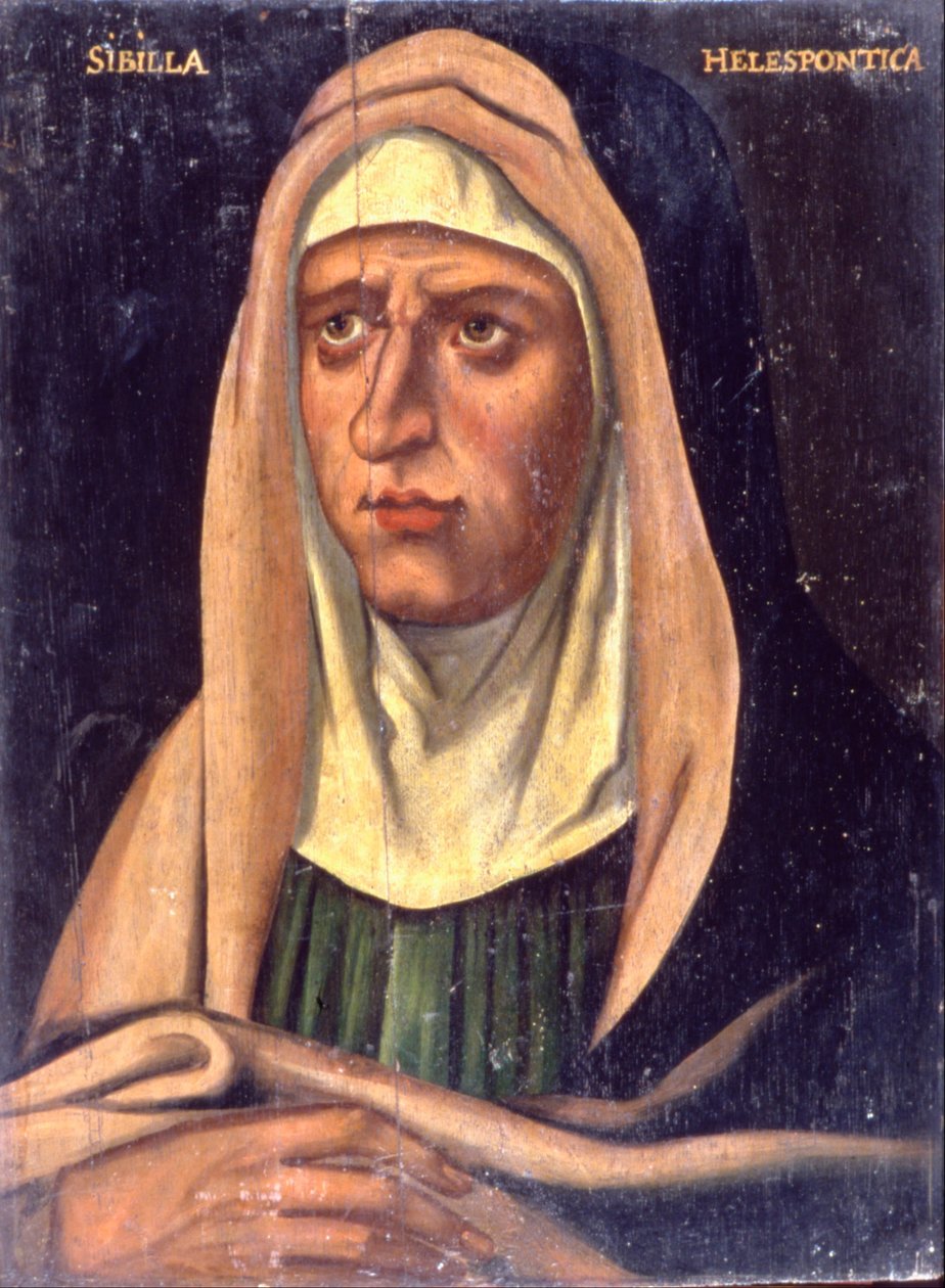 Brittiska - Hellespontic Sibyl av Unbekannt Unbekannt
