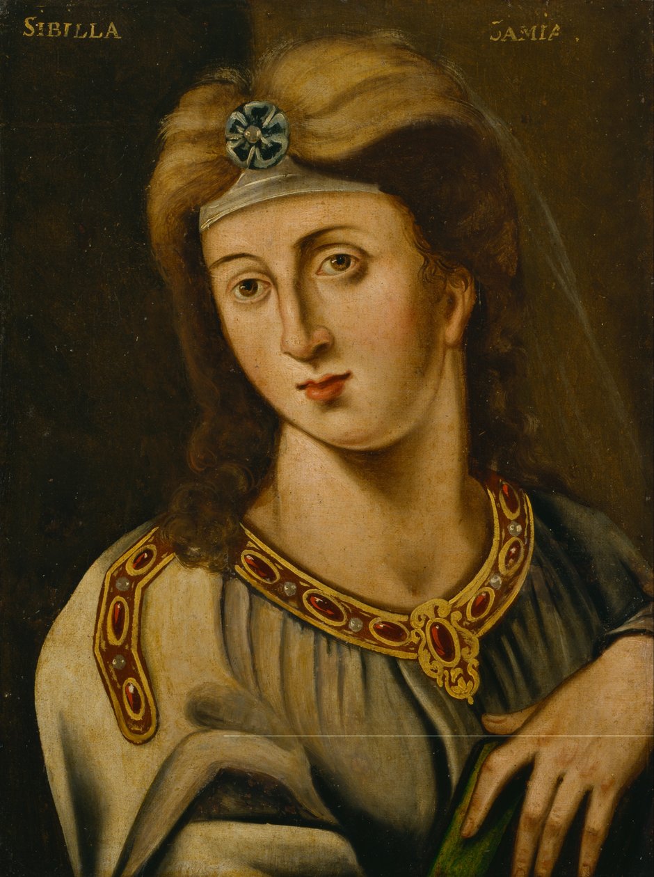 Brittiska - samiska sibyl av Unbekannt Unbekannt
