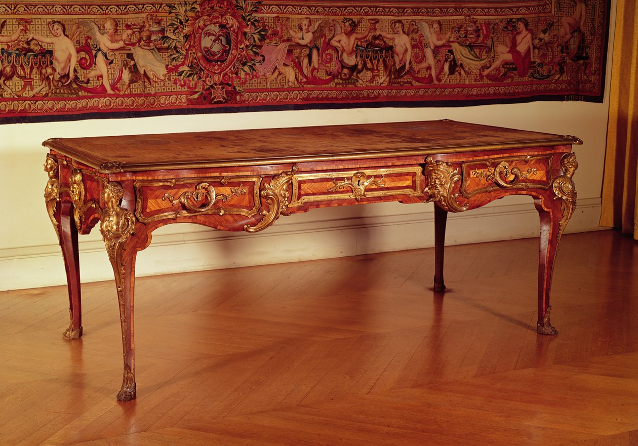Bureau plat, franska, Cressent, 1730 av Unbekannt Unbekannt