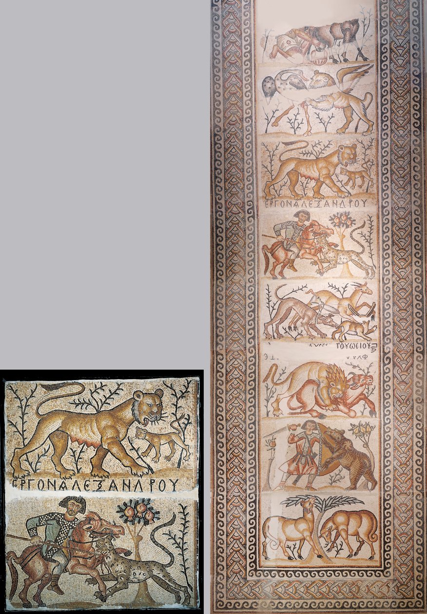 Kyrkan gång mosaik av Unbekannt Unbekannt