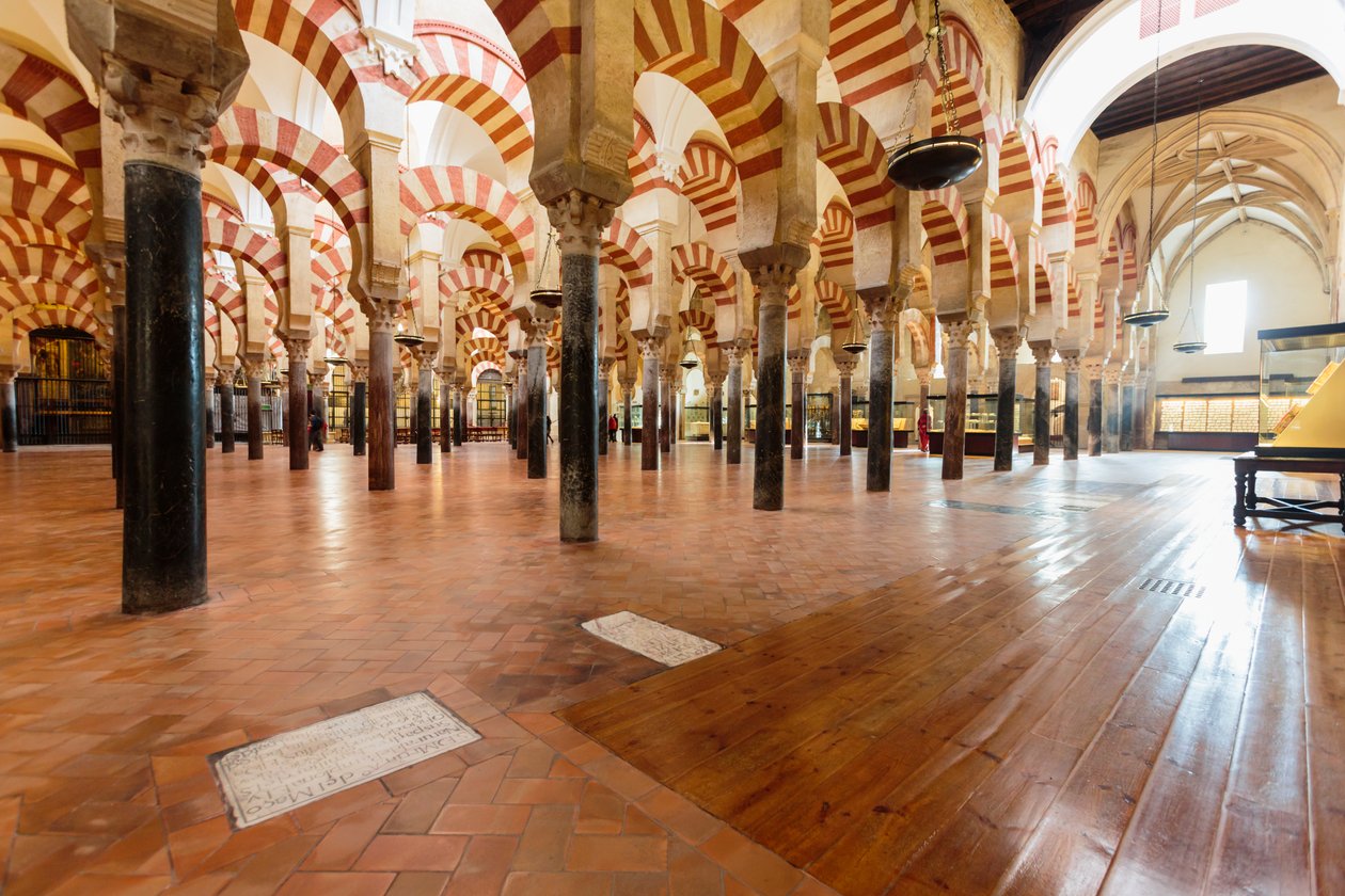 Cordoba, Spanien. Moskéns insida. av Unbekannt Unbekannt
