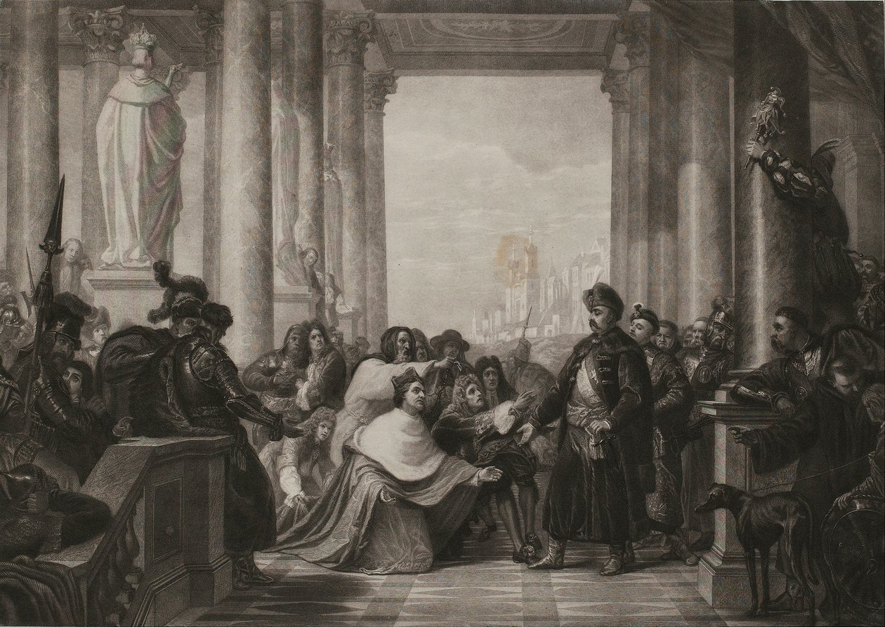 Grev Wilczek vädjade John III Sobieski till lättnad Wien av Unbekannt Unbekannt