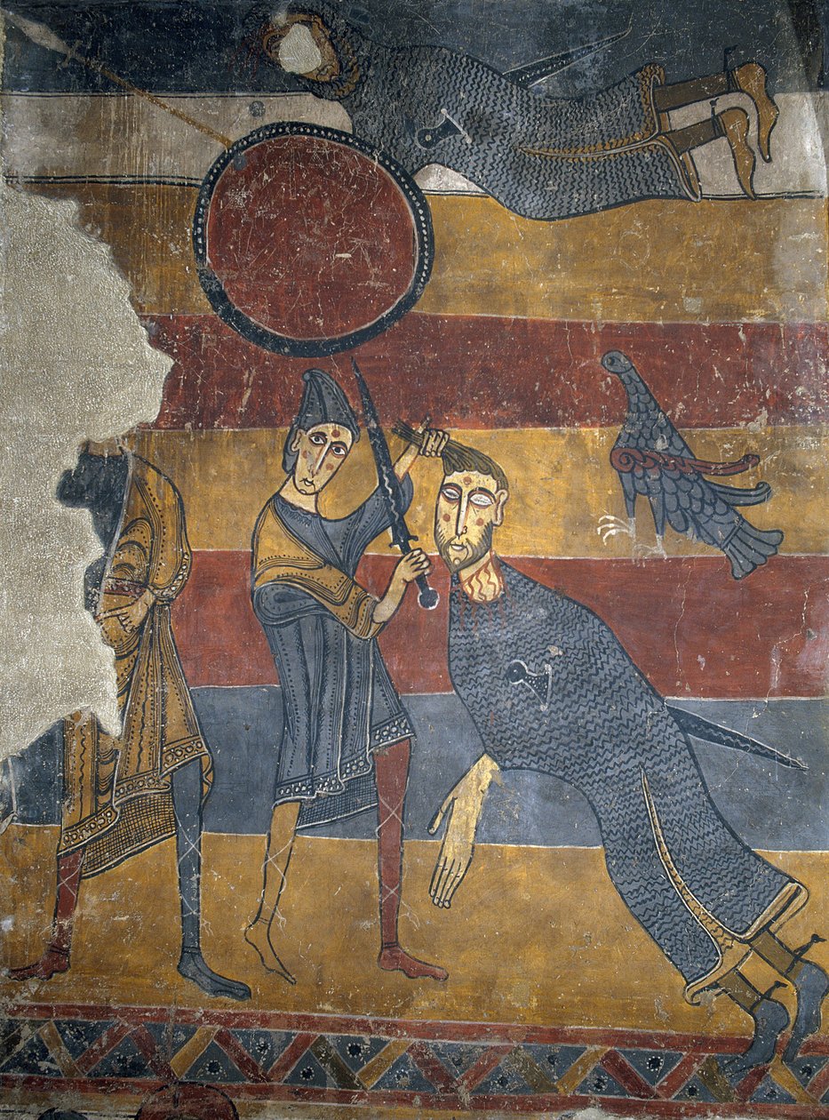 David och Goliath från Santa Maria de Taüll av Unbekannt Unbekannt