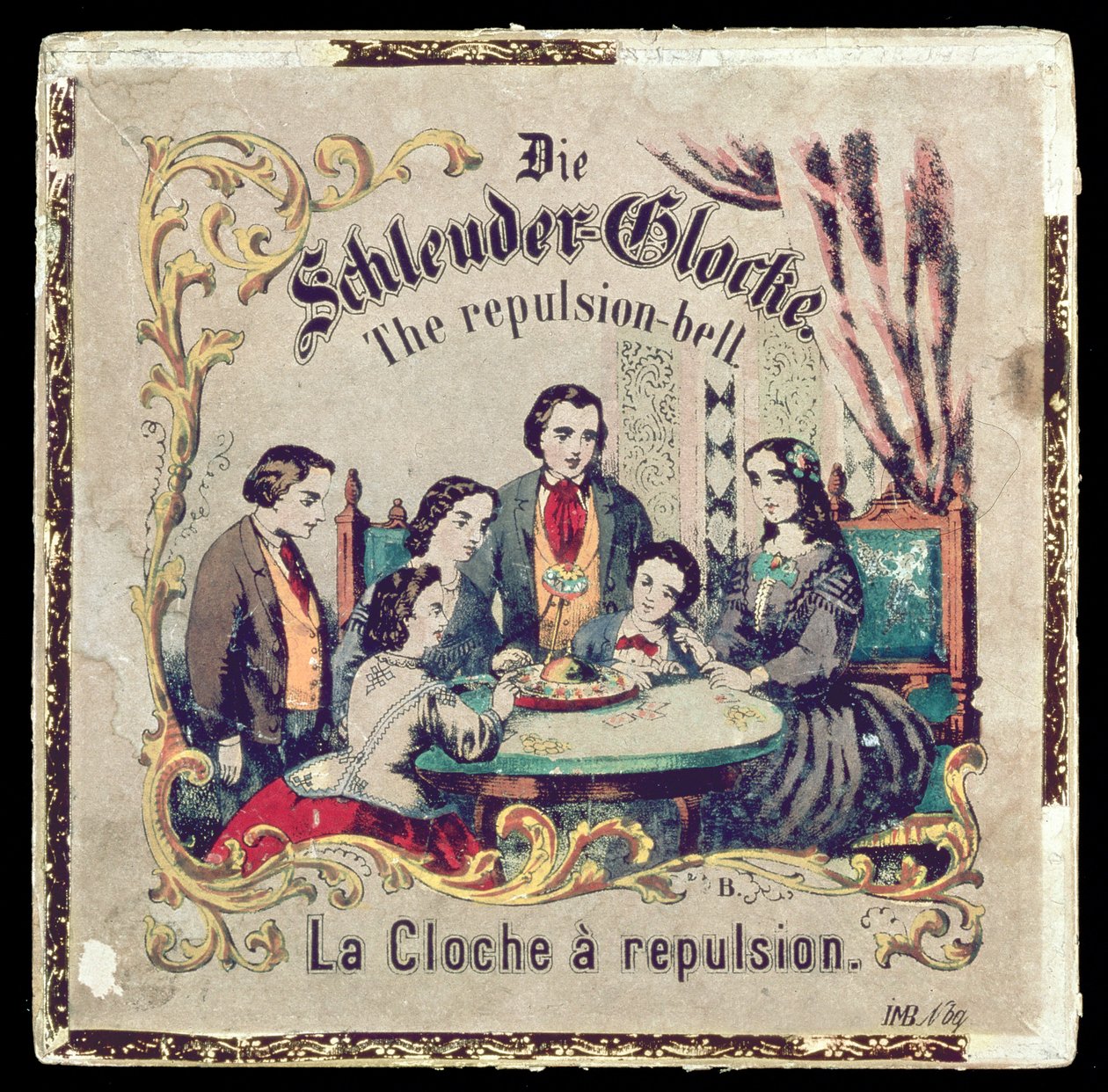 Die Schleuder Glocke - The repulsion bell - La Cloche a repulsion, ca 1860 mixed media av Unbekannt Unbekannt