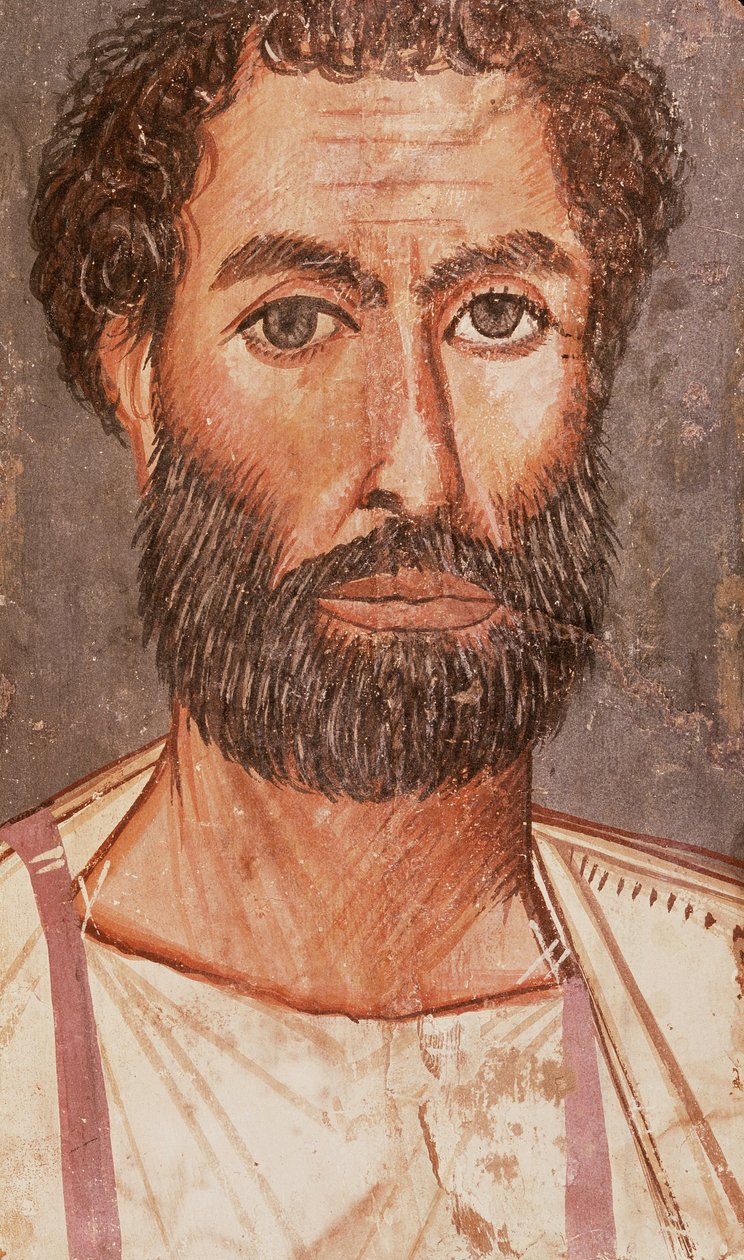 Fayum-porträtt av en man av Unbekannt Unbekannt