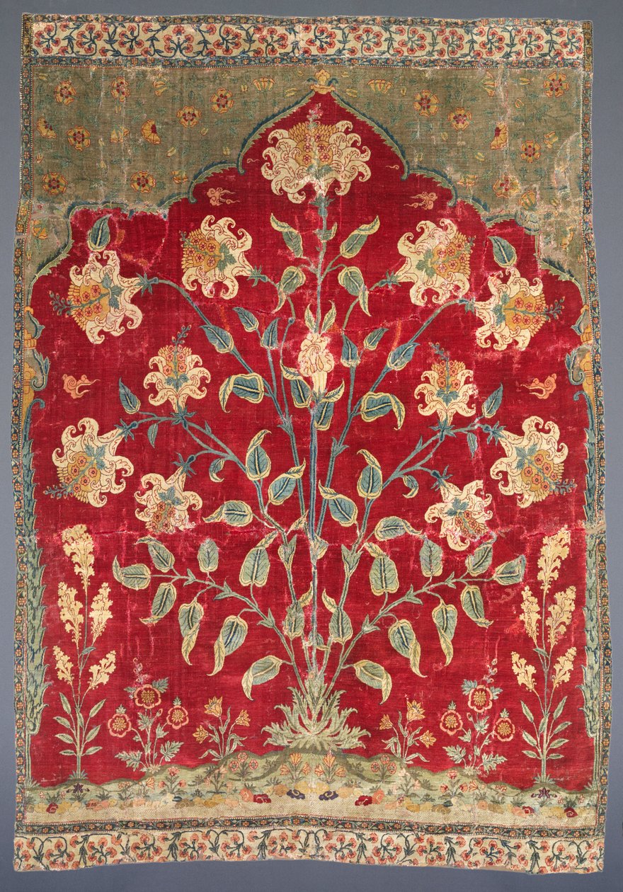 Fragment of a Saf Carpet av Unbekannt Unbekannt