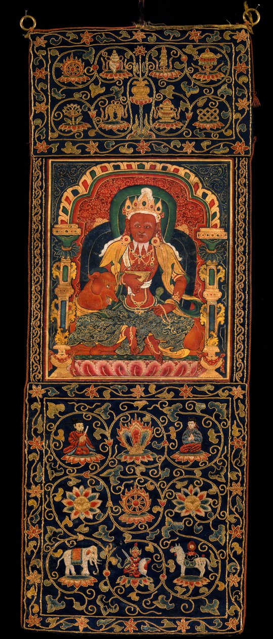 Eldens gud, Agni, från Medicin Buddha Mandala av Unbekannt Unbekannt
