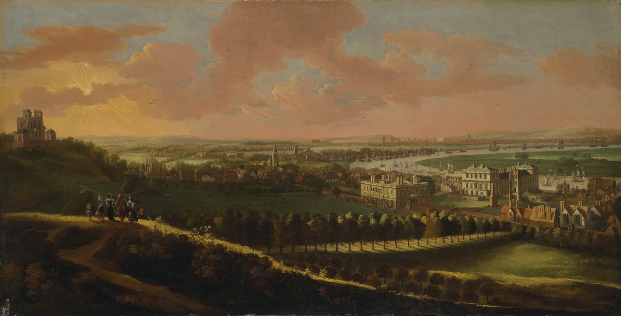 Greenwich, med London i fjärran av Unbekannt Unbekannt