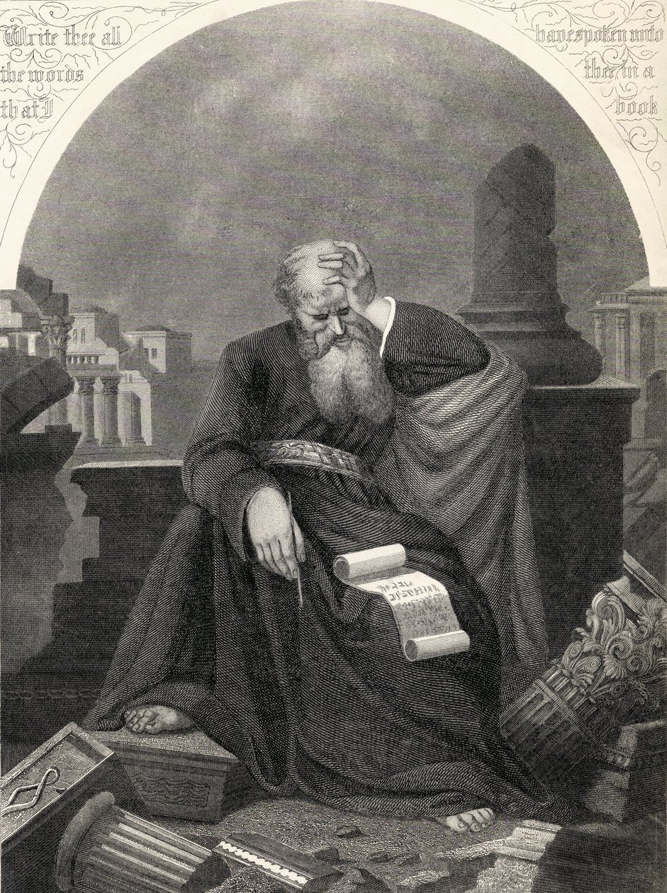 Jeremiah, graverad av S. Allen, från 