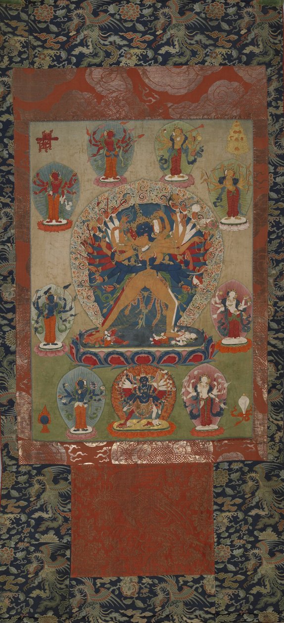 Kalachakra och hans kärnförsamling av Unbekannt Unbekannt