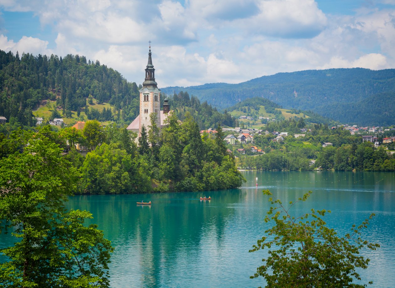 Lake Bled, Slovenien av Unbekannt Unbekannt