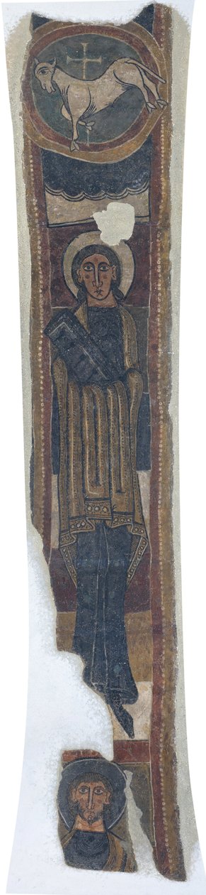 Guds lamm och helgon från Santa Maria de Taüll av Unbekannt Unbekannt