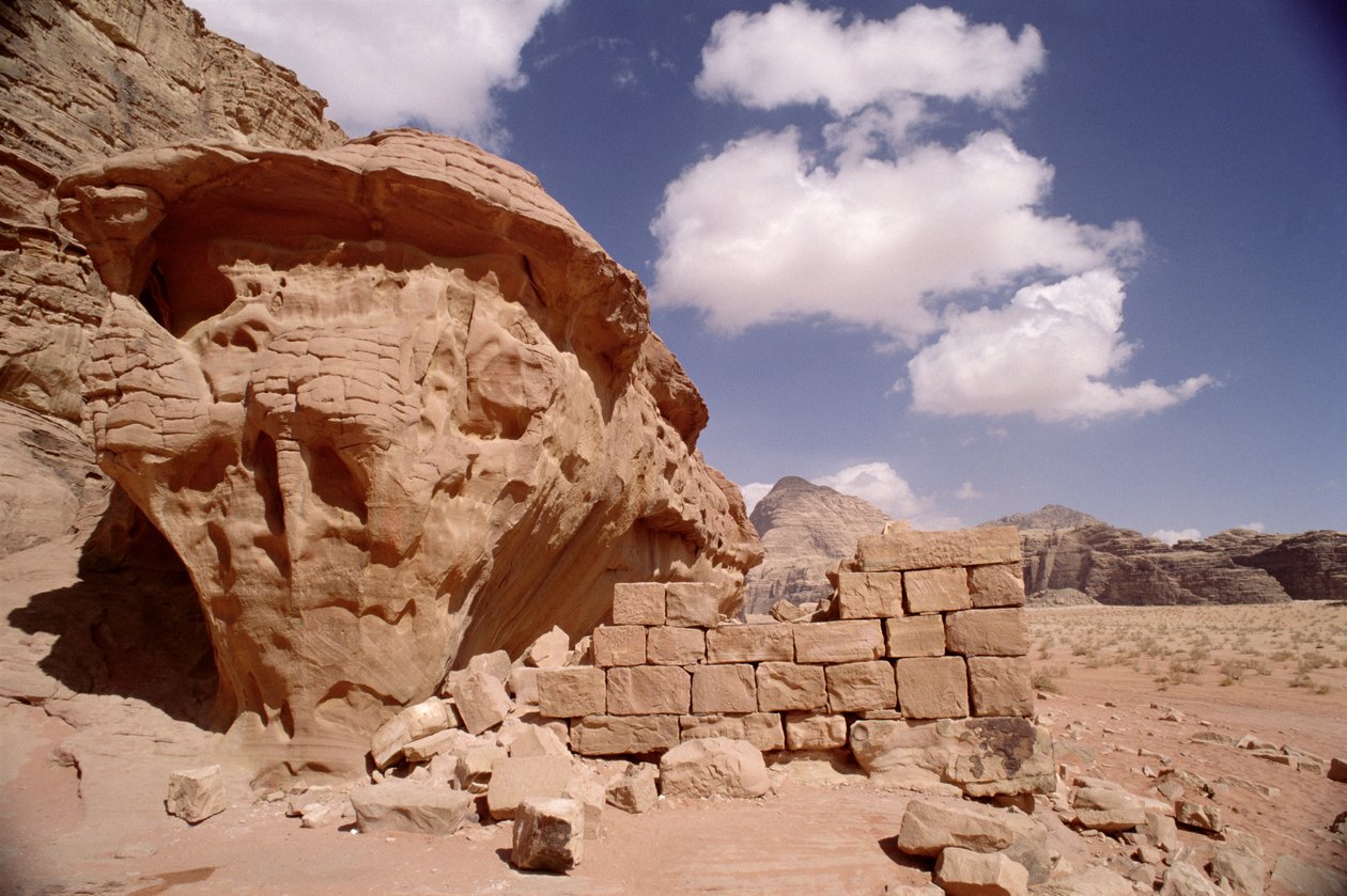 Lawrence of Arabias hus under hans ockupation av Wadi Rum 1917 av Unbekannt Unbekannt