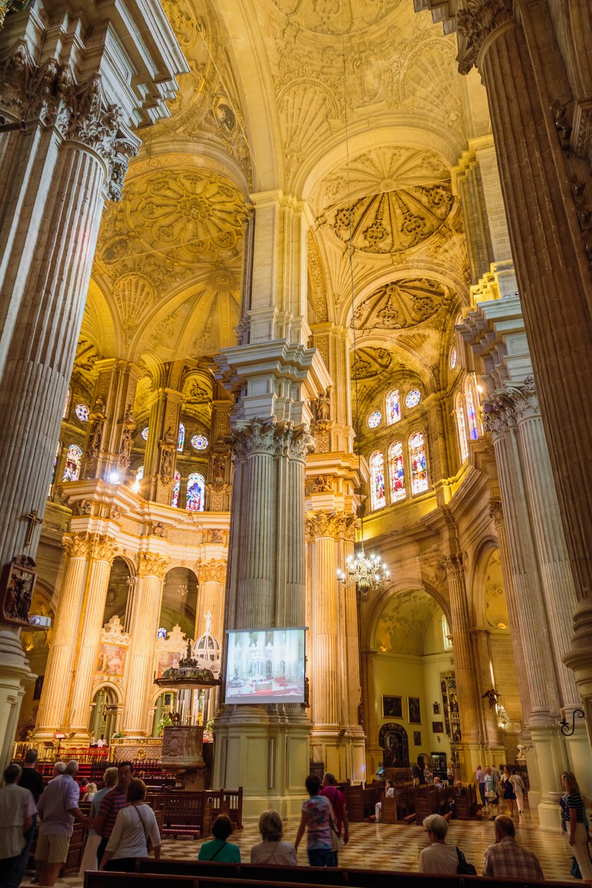 Malaga, Costa del Sol, Spanien. Katedral. av Unbekannt Unbekannt
