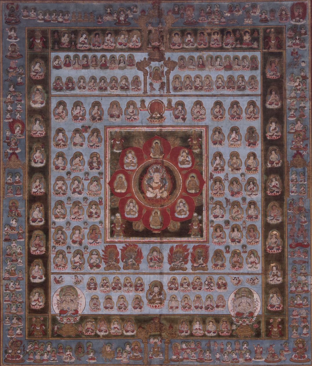 Mandala of the Two Realms (Kongokai), Senkoji, Tonami, Toyama, Japan av Unbekannt Unbekannt